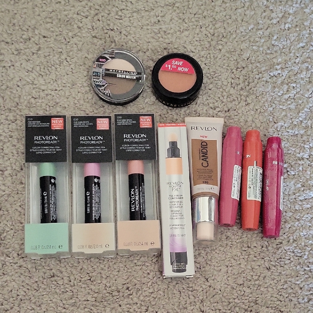Revlon Makeup Set with Pink, Orange, and Cream Shades